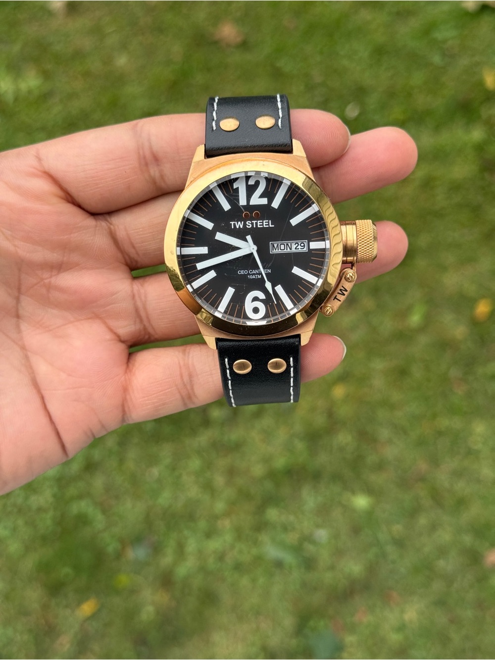 TW STEEL STAINLESS STEEL ROSE GOLD Ceo Canteen big face Men's Watch